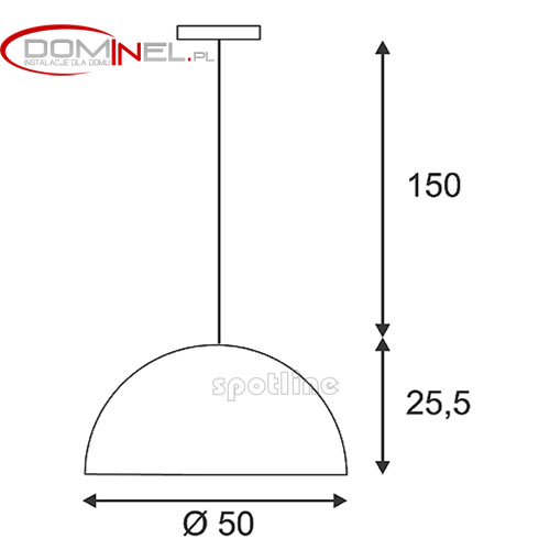 SPOTLINE FORCHINI PD 1 WYMIARY